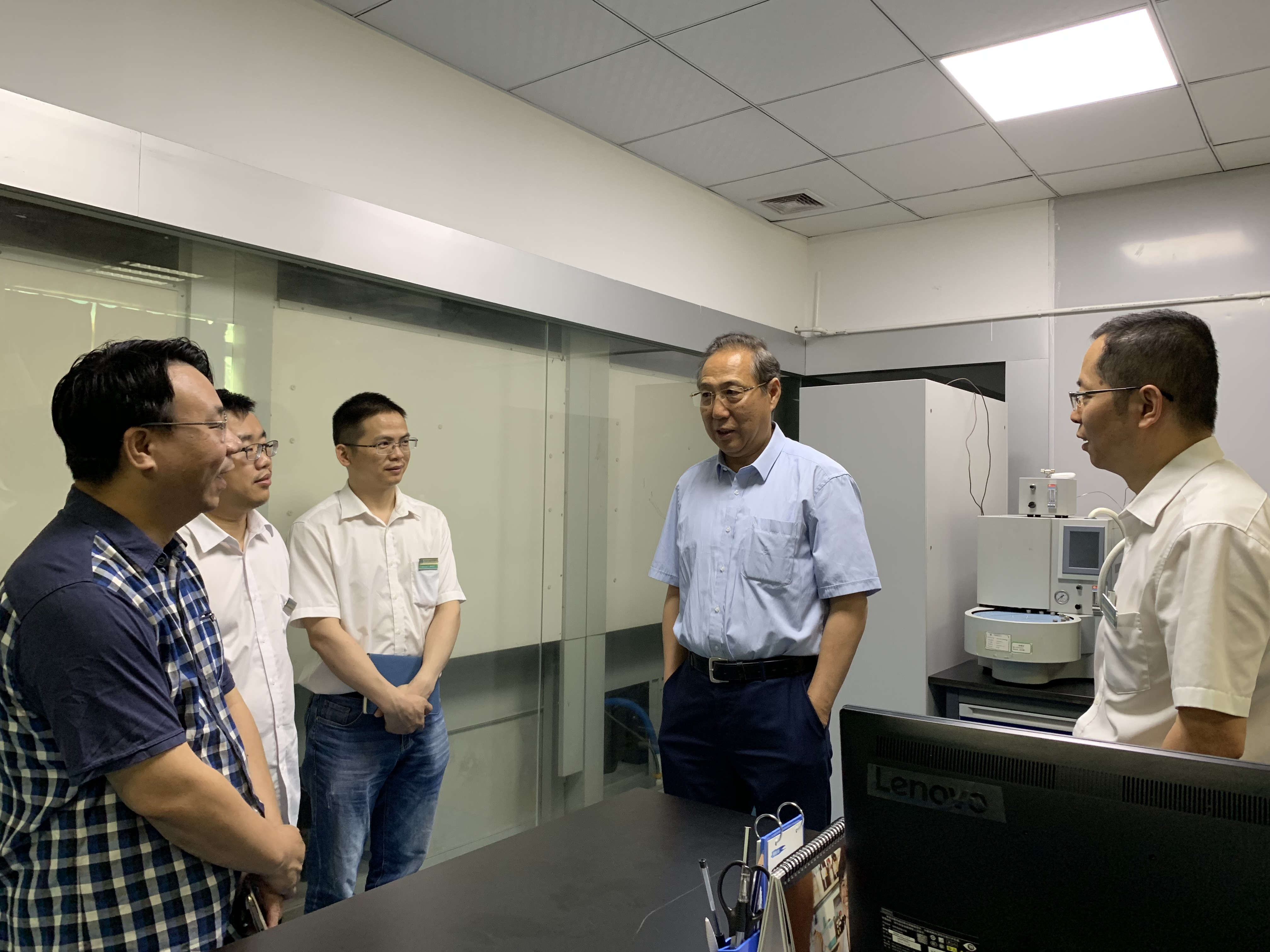 中國工程院段寧院士考察深圳市長(zhǎng)隆科技